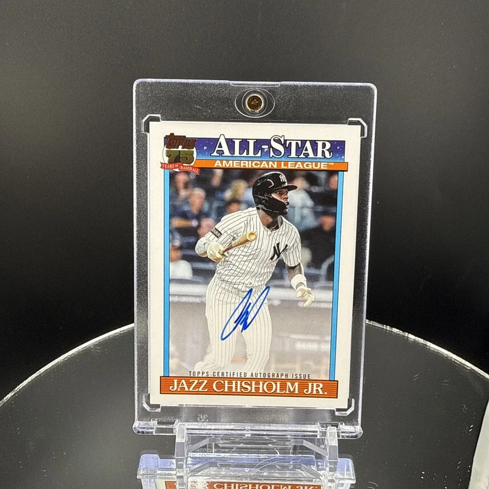 Jazz Chisolm On Card Auto T91as-jc Series 2 Topps 2026  Baseball All-star